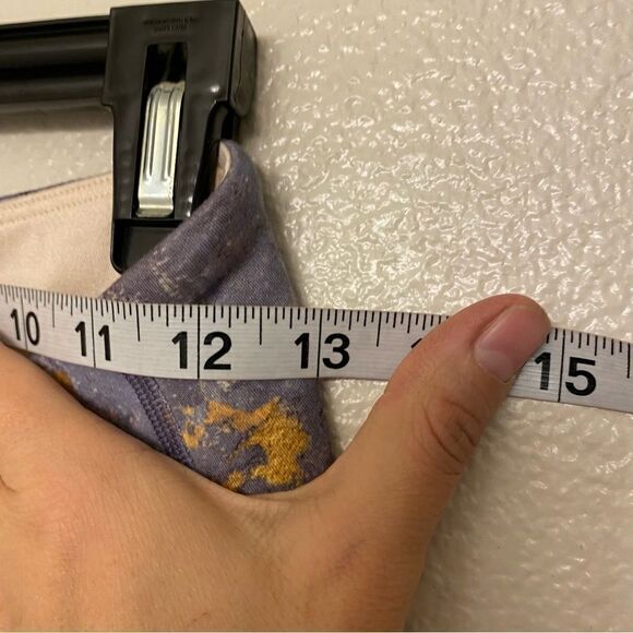 Athleta Girl Chit Chat Leggings Marble copper Purple Gray size XXL 16/woman S-M - Picture 11 of 13